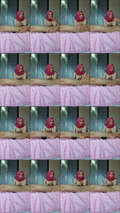 ukhti hijab pink ngocokin punya pacar