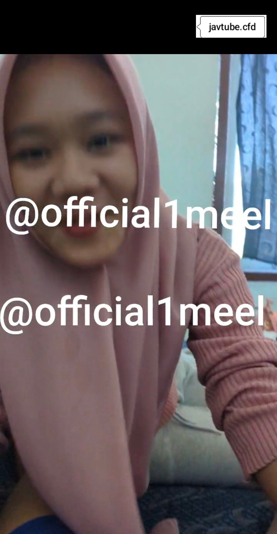 meel hijab pink nyepongin pacar di kost