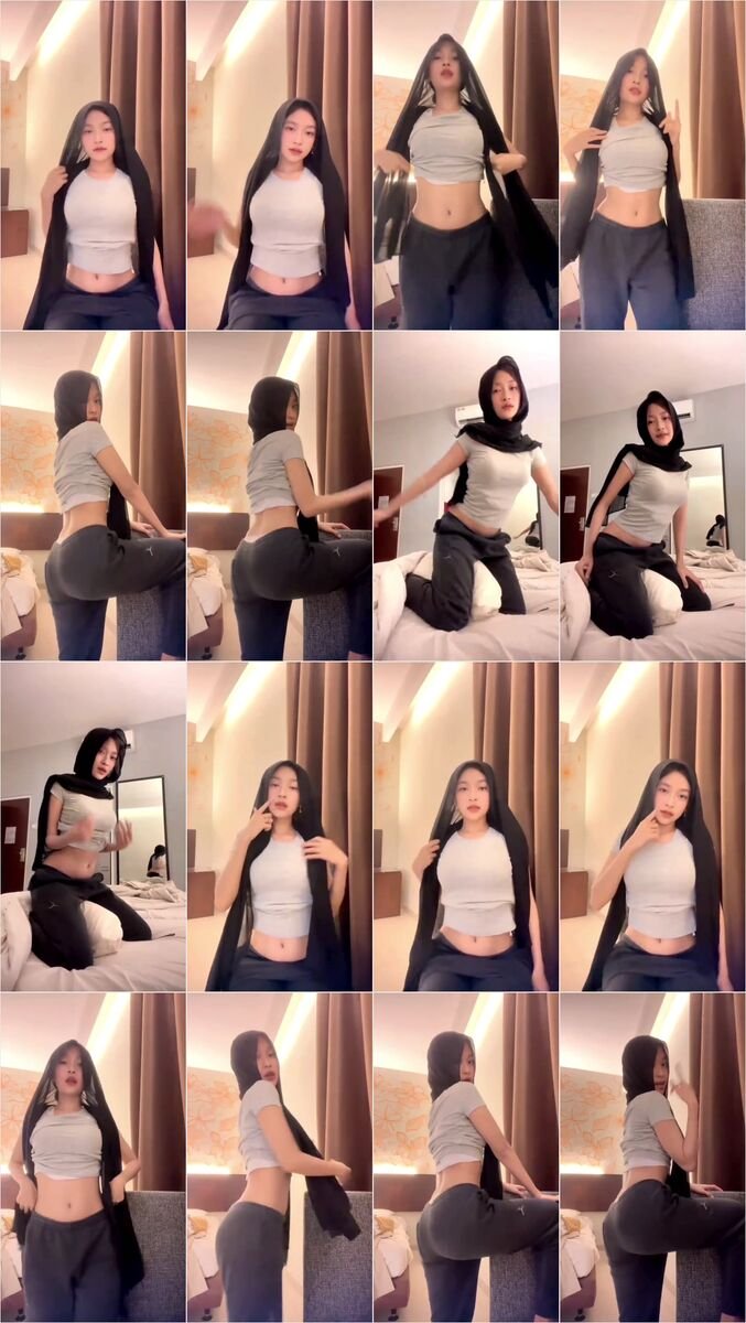 hijab cantik goyang mantap