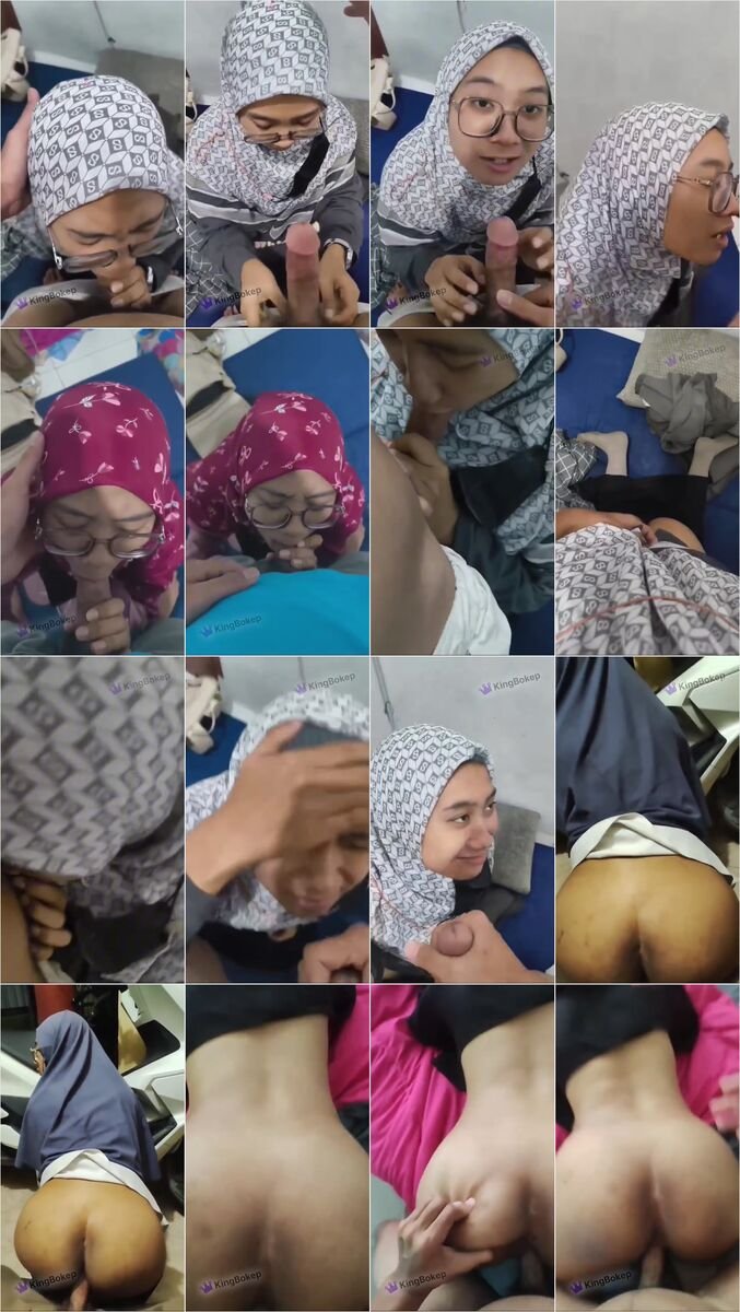 Mahasiswi Berjilbab Nungging di Kampus