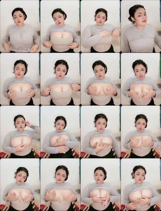 achelly pamer susu montok