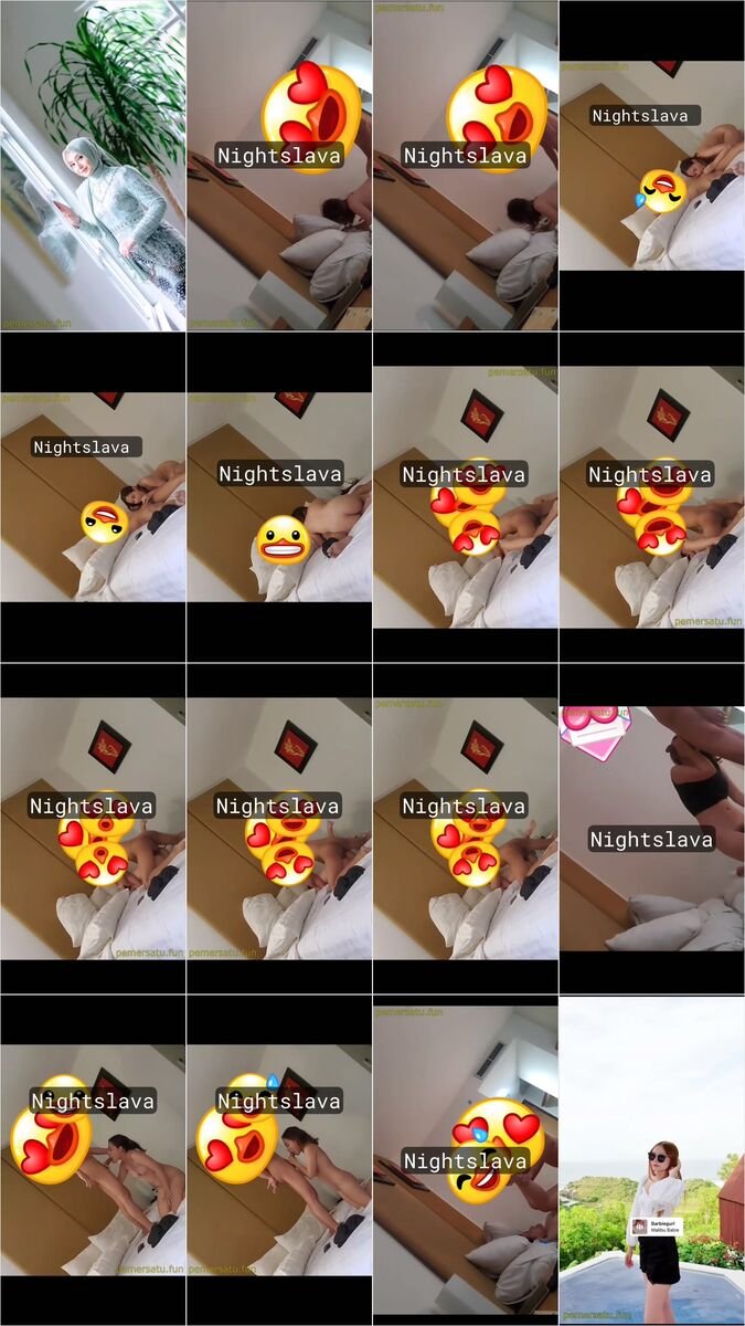 kompilasi miss anastasya aprilia seragam hijab ngewe